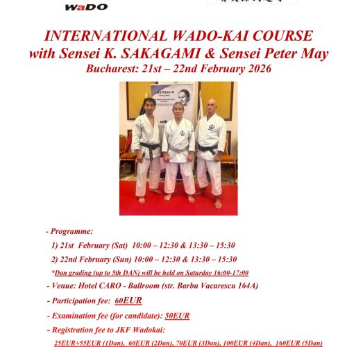 ROMANIA - Seminar sensei Sakagami 2026